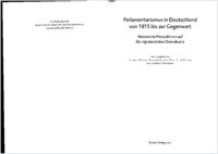 weichleinparlamentarismusundfoderalismus